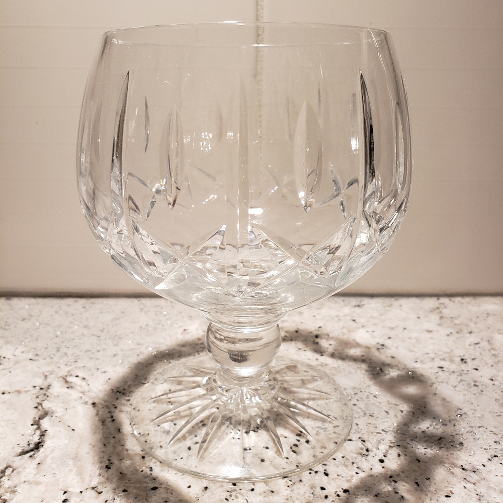 Crystal pedestal bowl.